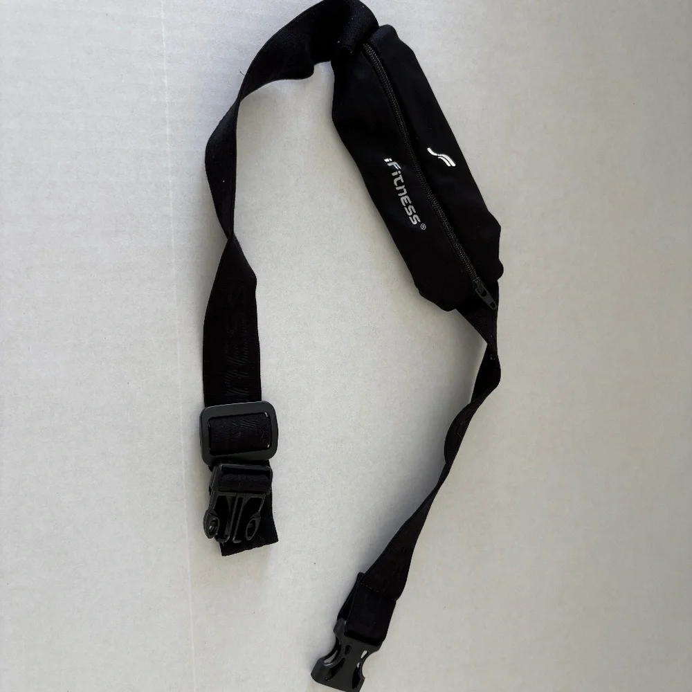 Fitness Adjustable‎ Black Athletic Belt.